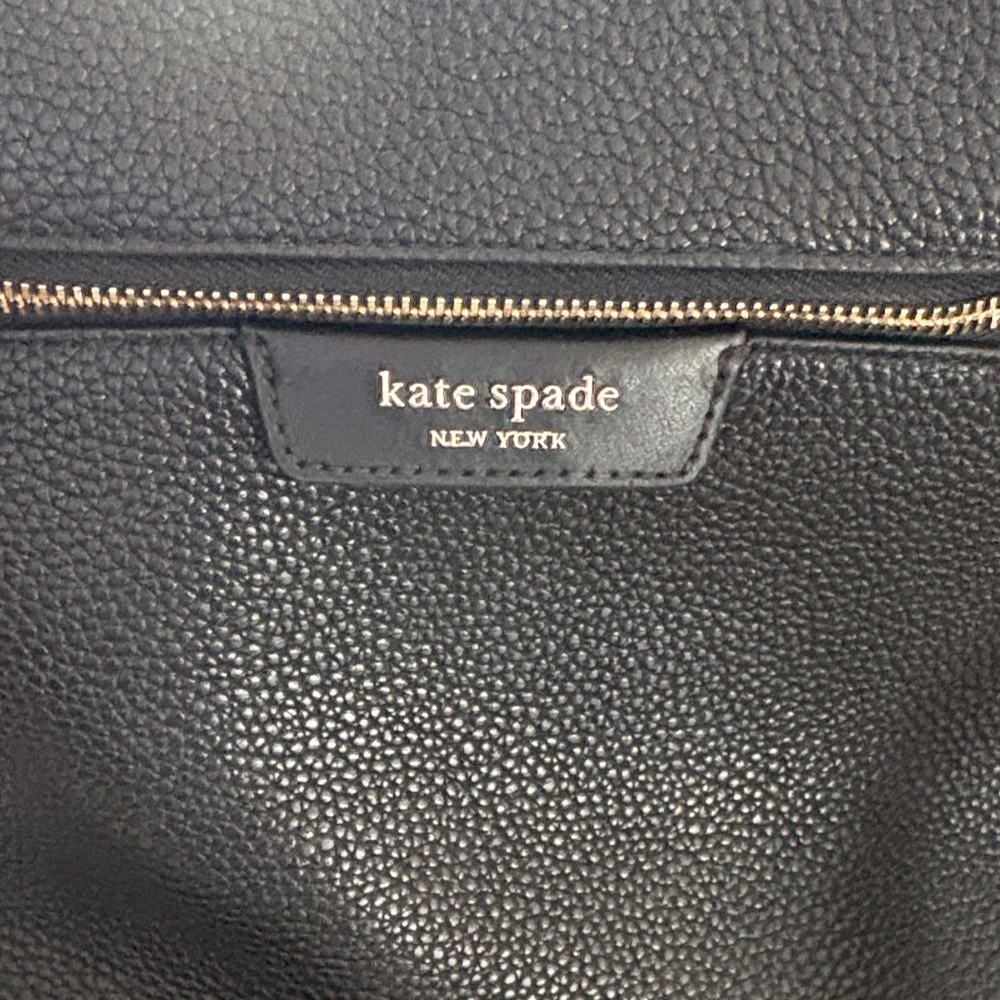 Kate Spade Black Textured Shoulder Bag - Picture 3 of 7
